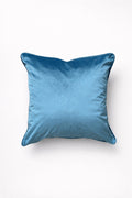 Azure Luxe Velvet Cushion with matching piping (60 X 60 cm)