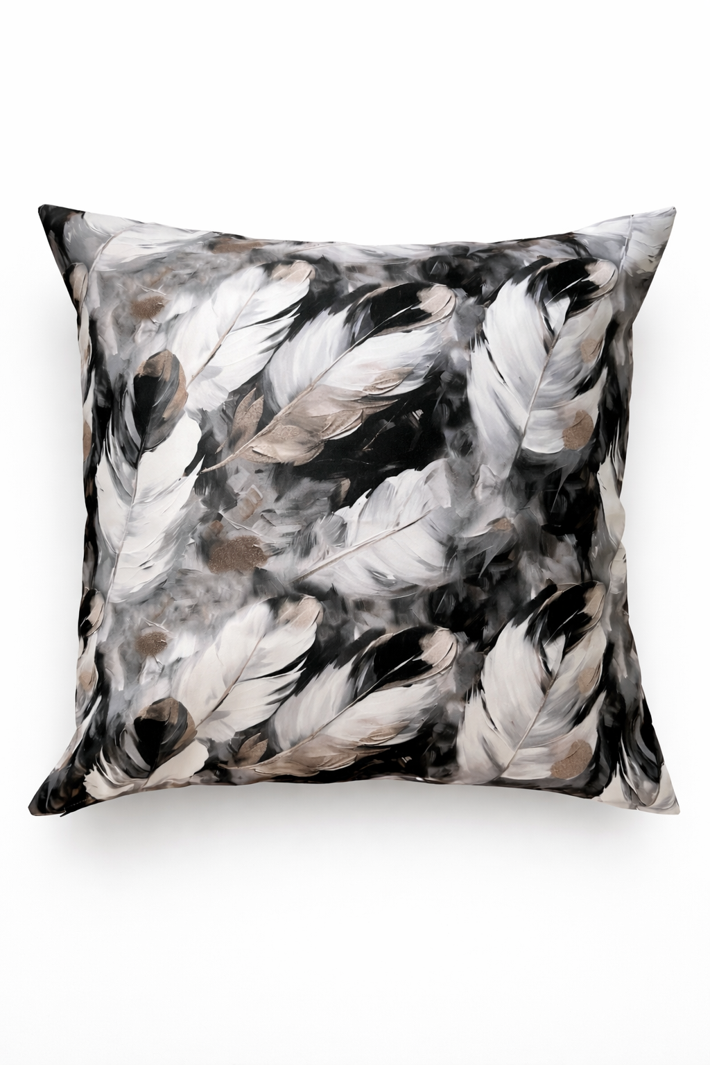 Midnight Feather Luxe Cushion