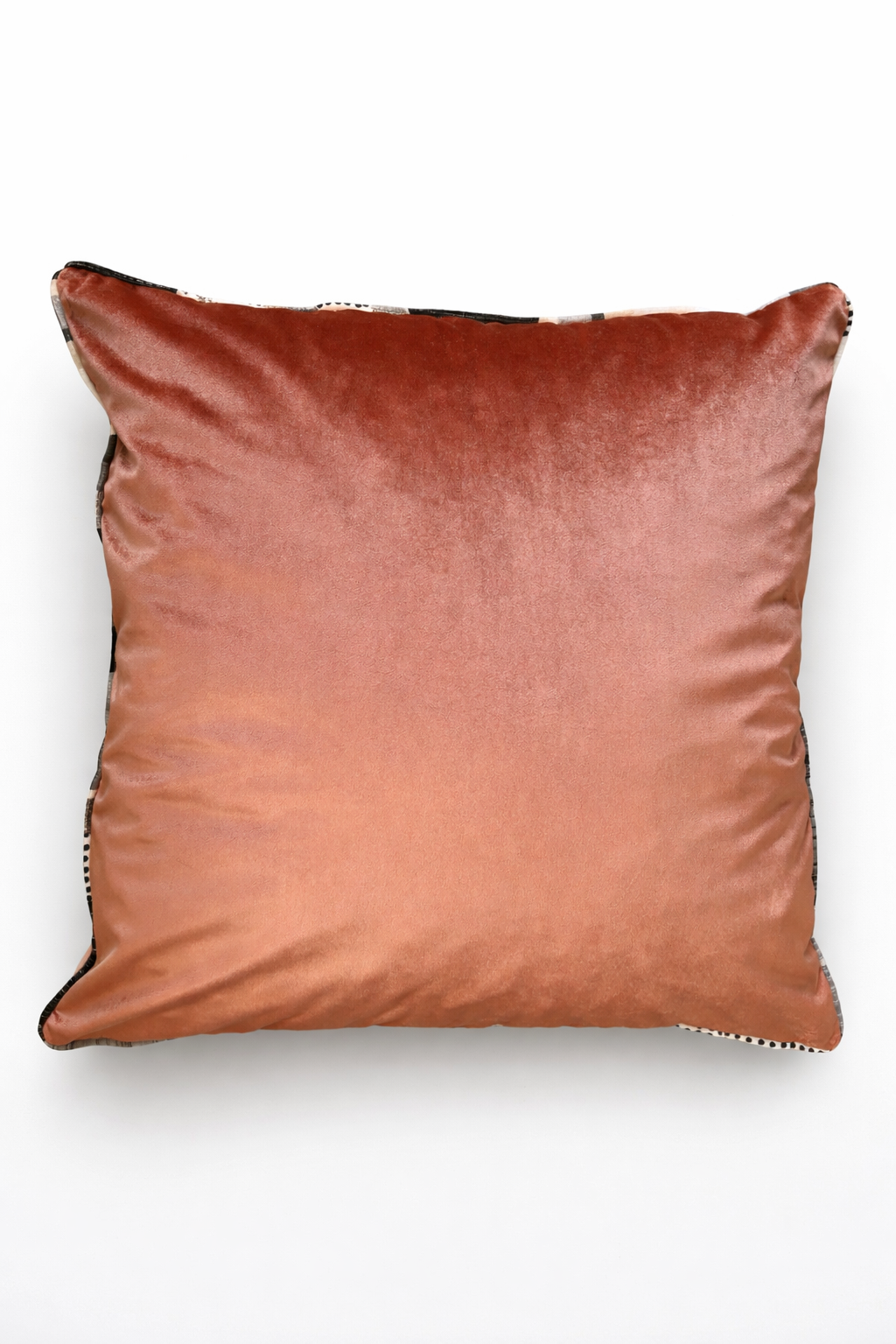 Sunset Ember Velvet Cushion